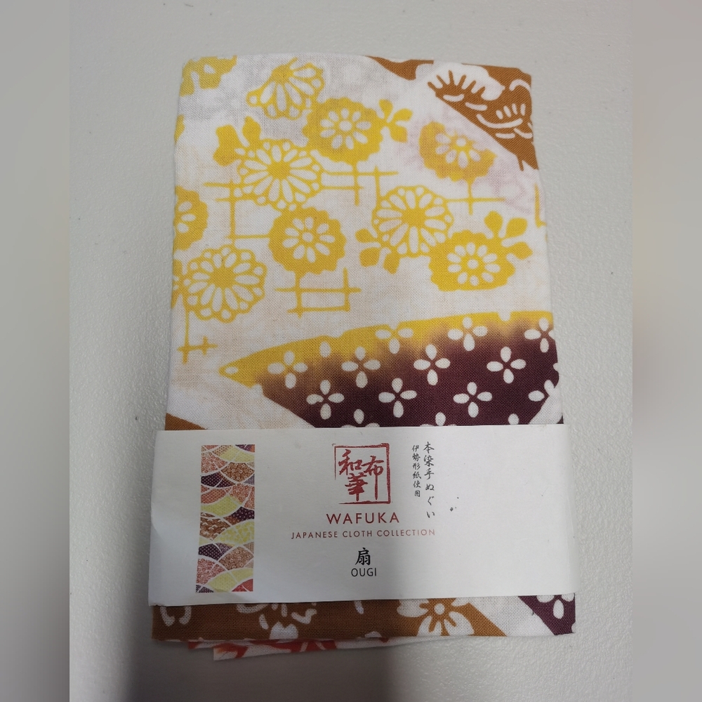 Wafuka Japanese Cloth Collection Ougi Tenugui Towel